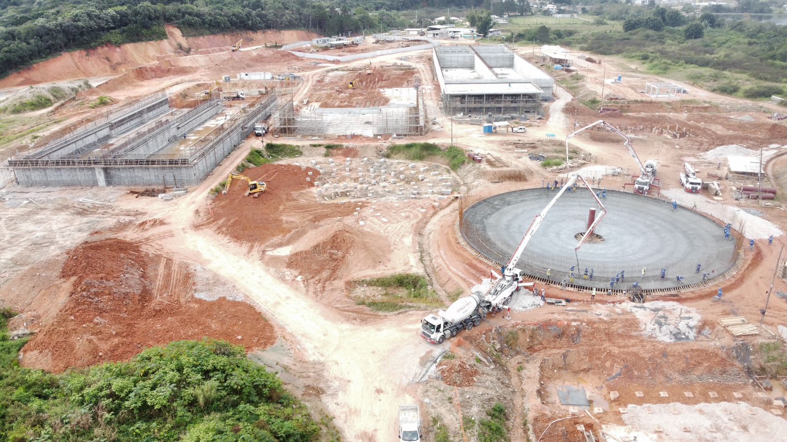 Concretagem Estação de Tratamento de Esgotos de Potecas